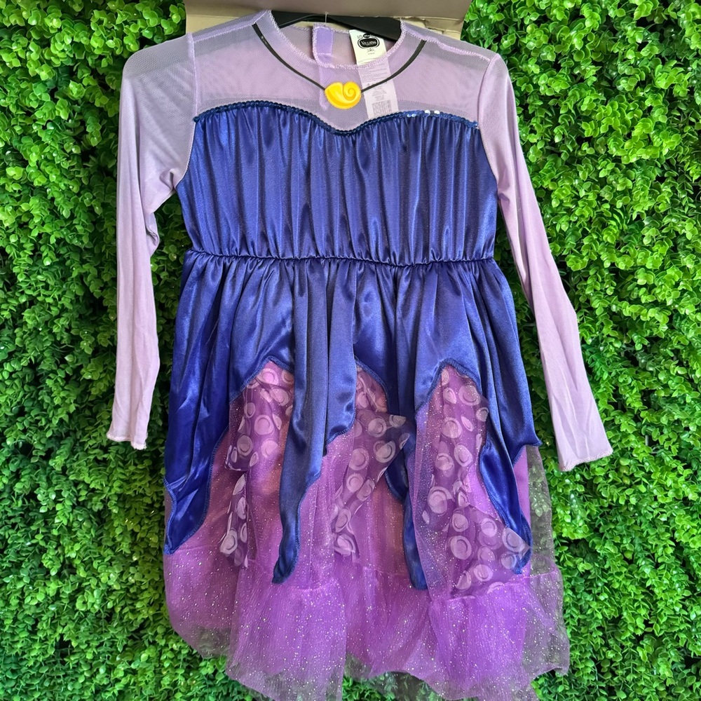 Disney The Little Mermaid Ursula Kids/Girls Halloween Costume Dress Size Small - Picture 7 of 10